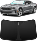 INSAUTO Custom Fit Windshield Sun Shade for Chevrolet Camaro 2016-2024 | Foldable Front Window Sunshade Car Accessories, UV & Heat Reflector, Keeps Interior Cool, Includes Storage Bag by INSAUTO