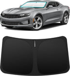 INSAUTO Custom Fit Windshield Sun Shade for Chevrolet Camaro 2016-2024 | Foldable Front Window Sunshade Car Accessories, UV & Heat Reflector, Keeps Interior Cool, Includes Storage Bag by INSAUTO