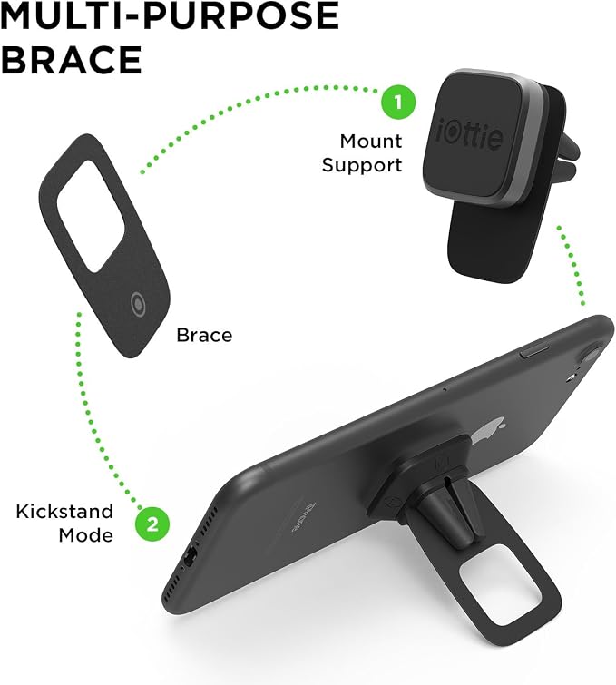 iOttie iTap Mini Magnetic Premium Air Vent Mount Holder for Easy Hands-Free Use, Secure Grip and 360-Degree Rotation for All Smartphones - Image 4