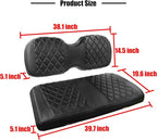 NOKINS Golf Cart Rear Seat Covers for ICON i40L, Star EV & Advanced EV | Diamond Pattern；UV Resistant；All-Weather Protection - Image 4