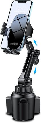 Miracase [Upgraded Version] Cup Phone Holder for Car, Universal Adjustable Long Neck Car Phone Mount Cradle Friendly Compatible with iPhone Samsung Google and All 4.0-7.0 inches Smartphones by Miracase