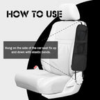 2PCS Car Seat Storage Hanging Bag, Multi-Pocket Seat Side Organizer, Front Seat Hanging Bags with Mesh Net Pockets, Universal Car Accessories for Most Vehicles to Hold Mobile Phone Wallet Glasses - Image 6