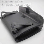 Carstuus Car Tissue Holder, Sun Visor Napkins Holder, Car Accessories | Black Car Tissue Dispenser with Tissues, Easy Refill, Universal Fit Most Vehicles, Car Interior Accessories, Cars Essentials - Image 5
