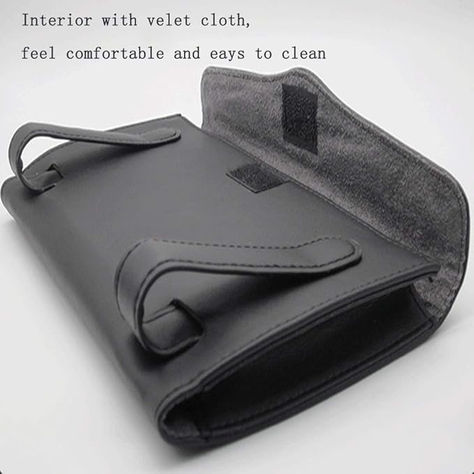 Carstuus Car Tissue Holder, Sun Visor Napkins Holder, Car Accessories | Black Car Tissue Dispenser with Tissues, Easy Refill, Universal Fit Most Vehicles, Car Interior Accessories, Cars Essentials - Image 5