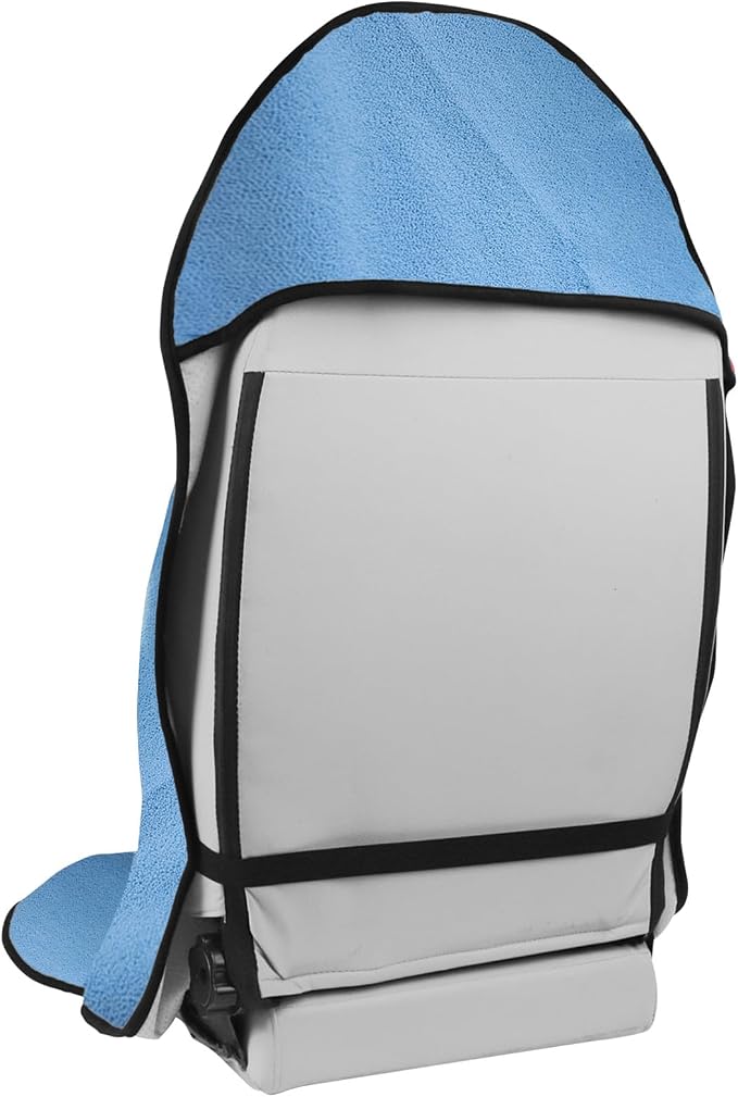 Car Seat Cover Protector Front Seats,for Gym Workout,Running,Swimming,Beach and Hiking,Waterproof Sweat Towel Bucket Seat Covers for Cars SUV Trucks (Sky Blue, 1Pcs) - Image 6