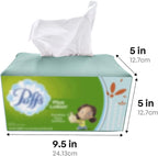 Carrotez Tissue Box Cover, [Refined] Modern PU Leather Rectangular Tissue Box Holder - Decorative Holder/Organizer for Bathroom Vanity Countertop, Night Stands, Office Desk 9.5"X5"X5" - Mint - Image 5