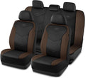 Skechers Memory Foam Seat Covers,Leather Car Seat Covers, Ultimate Comfort & Support Seat Covers Full Sets Airbag Compatible, Automotive Universal Fit Most for SUVs, Vans, Sedans, Cars, Trucks,Brown by Unknown