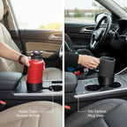 Car Cup Holder Adapter Expander for Large Cups & Bottles – Fits Yeti 24-46oz, Hydro Flask 32-40oz, Oversized Water Bottles – Universal Vehicle Insert with Secure Fit - Image 4