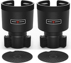 SEVEN SPARTA Car Cup Holder Expander for 32-40oz Large Bottles & Tumblers | Compatible with Yeti, Hydro Flask & Owala 32-40oz, Upgraded Adjustable Offset Base, Fits 3.4"-3.8" Bottles, Mugs & Tumblers by SevenSparta