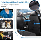 Front Seat Covers Custom Fit for Kia K5 2021-2026,Black&Red | Luxury Faux Leather, Waterproof, Anti-Slip, Airbag Compatible, Breathable, Car Seat Protectors, 1 Row 2 Seats - Image 5