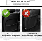Car Seat Back Protectors with Crystal Rhinestones, Bling Bling Kick Mats Protector，Universal Fit Sparkling Diamond Automotive Interior Protectors for Girls Color 2Pcs - Image 4