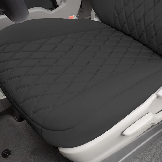 FH Group Custom Fit Car Seat Covers Specifically Made for 2011-2020 Toyota Sienna 7 Seater with Ultraflex Neoprene Water Resistant Automotive Seat Covers - Full Set Black - Image 9