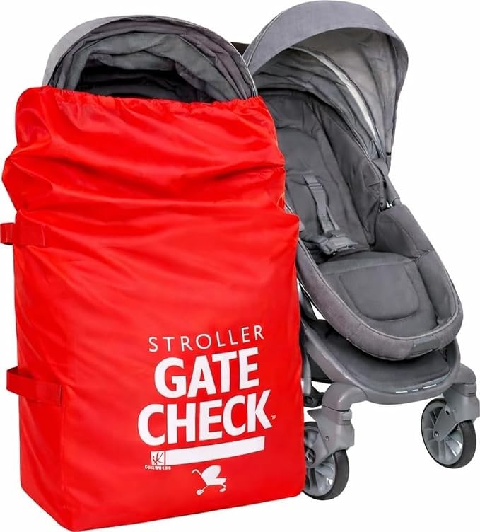 J.L. Childress Gate Check Travel Bag for Single & Double Strollers, Red by JLChildressCoIncUSBaby