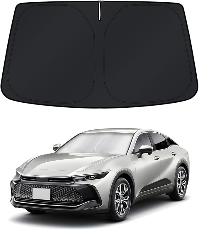 KUST Windshield Sun Shade for Toyota Crown 2023 2024 2025 2026 Accessories Window Sunshade Sun Visor Protector Foldable Blocks UV Rays Keep Your Car Cooler by KUST