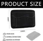 Black Car Seat Side Pocket Organizer - Change Holder, Pouch, Leather Cell Phone Sunglasses Holder, Seat Gap Filler Accessories Organizer - Image 2