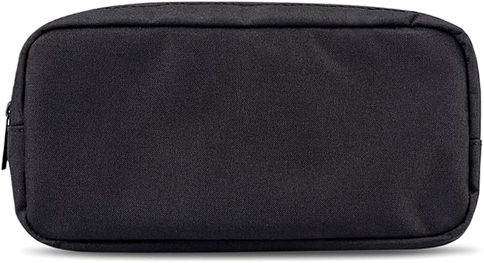 Universal Electronics/Accessories Soft Carrying Case Bag, Durable & Light-weight,Suitable for Out-going, Business, Travel and Cosmetics Kit (Big-Black) by ERCRYSTO