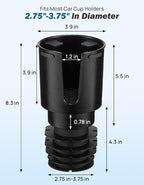 JOYTUTUS Car Cup Holder Expander Compatible with Toyota RAV4 2025 2024 2023 2022 2021 2020 2019,Compatible with Yeti Ramblers 12-36oz, Hydro Flasks 18-40oz,Large Bottles in 3.4"-3.8" (18-40oz) - Image 7