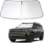 Front Windshield Sun Shade Foldable Front Window Sun Shade Visor Custom Fit for 2024-2026 Hymdai Santa Fe Block UV Rays Heat Sun Shield Keep Car Cooler Car Accessories - Image 8