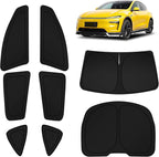 KUST Car Window Shades for Tesla Model Y 2020-2024(Not for Juniper) Windshield Sun Shade Side Window Cover UV Block Privacy Protection Accessories for Camping Blackout Rear Back Full Set 8PCS by KUST