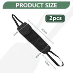 KEVWR 2 PCS Car Seat Side Organizer, Multifunctional Stuff Holder with Mesh Net Pocket, Auto Seat Storage Hanging Bag For Cars, SUVs, Trucks. Can Hold Mobile Phone, Wallet, Glasses (Black) - Image 2