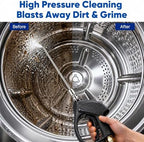 High Pressure Washer Nozzle Kit For Washing, Stainless Steel Flush Wand Extension Spray Tips, Quick-Connect For Ac Coil, Washing Machine, Water Heater And Appliance Cleaning - Image 2