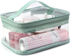 BallHull Makeup Bag Zipper Waterproof Portable Travel Storage Pouch 2 Pcs - Image 5