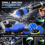 26Pcs Car Detailing Kit, Car Detailing Brush Set, Auto Detailing Drill Brush Set, Car Detailing Brushes, Car Wash Kit, Car Accessories For Men, Car Cleaning Tools Kit for Interior, Exterior, Wheels - Image 2