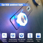 Car USB Type C Mini LED Light, Portable Automotive Ambient Lighting Decoration, Plug-in Car Atmosphere Lamp Kit, Universal Vehicle Interior LED Night Light for SUV, Truck, Party(4PCS) - Image 3