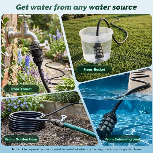Cordless Pressure Washer, 80Bar/1160PSI Battery Power Washer Gun with 6-Nozzle & 2*3.0Ah Battery, Portable Car Washing Kit, High Pressure Jet Wash for Patio, Driveway, Pet, Garden, and Home Cleaning - Image 5
