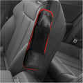 Leather Car Seat Side Organizer, Multi-Pocket Hanging Storage Bag, Front Seat Gap Holder for Phone Wallet Glasses, Universal Auto Accessories for SUV Truck RV(BlackRed) by Unknown
