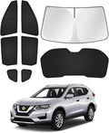 Canvcle Sunshades for 2014-2020 Nissan Rogue (Not for Rogue Sport) Accessories Windshield Sun Shade Side Rear Window Shade Cover Sun Visor Shield Privacy Protection Keep Vehicle Cool Black 8PCS by Canvcle