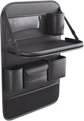 Car Backseat Organizer Foldable Tray with Tablet Holder | Storage pockets, SUV, sedan, seat back protection, travel organization, quick access by Mautopily
