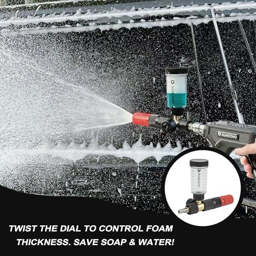 Raincovo Pure Pro Foam Cannon for Pressure Washer, Adjustable Nozzle - Image 4