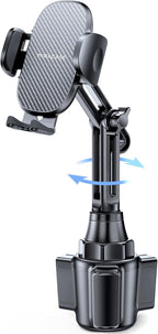 miracase [Latest Upgraded Universal Cup Phone Holder for Car, [Rotatable & Adjustable] Long Neck Car Cup Holder Phone Mount Compatible with iPhone, Samsung, Google & More Smartphones by Miracase