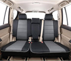 EKR Custom Fit 4Runner Car Seat Covers for Select Toyota 4Runner 2011-2023 (Only for 7 Seats Version) - Full Set,Leather (Black/Gray) | for Toyota 4Runner 2010-2024 Seat Covers for SUV Trucks,Airbag Compatible,Waterproof Pet-resistant,Faux Leather(Blac... - Image 4