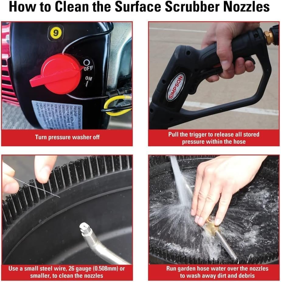 Simpson 15" Steel Pressure Washer Surface Cleaner, 2026 Version, 80299 - Image 5