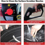 Simpson 15" Steel Pressure Washer Surface Cleaner, 2026 Version, 80299 - Image 5