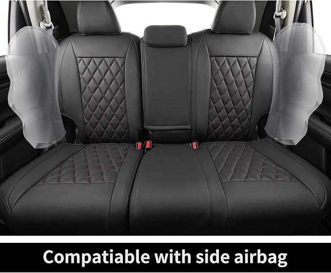 coverdream Custom Seat Covers for 2023-2026 Honda CR-V,Premium Faux Leather Car Seat Cover Set,Full Set Waterproof SUV Seat Protector,Armrest Covers Included - Image 2