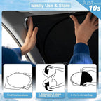 Windshield Sun Shade for Chrysler 300 300C 2011-2023 2024 2025 Sun Visor | Foldable Front Window Shield Cover Sun Protector Car Accessories Block UV Rays Heat - Image 6