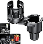 Cup Holder Expander for car 2 in 1 Multifunctional Car Cup Holder Extender Adapter with Adjustable Base Compatible with Hydro Flask,Yeti, Nalgene,32/40 oz Large Bottles Drinks Mugs,Bigcup-Small by NATGIC