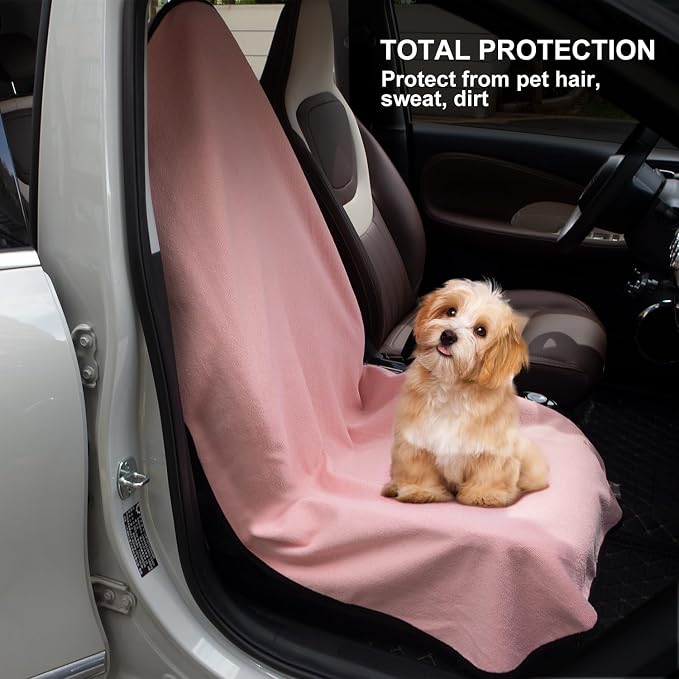 Waterproof Sweating Car Seat Cover for Post Gym Workout, Running, Swimming, Beach and Hiking, Universal Fit Non-Slip Bucket Seat Protector for Cars SUV Trucks, Machine Washable (Pink) - Image 6
