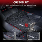 LASFIT Floor Mats for Ford Bronco Sport 2021-2025 2026 with a Carpet Floor | Custom Fit TPE All Weather Full Coverage Protector, 2 Rows Floor Liner for Bronco 2-Door, Durable Easy Clean Anti-Slip - Image 3
