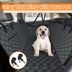 NECKORY Waterproof Dog Car Seat Cover for Back Seat, Pet Hammock- L, Black | Durable waterproof hammock with nonslip design & storage pockets. Protects seats from scratches, fits cars, SUVs & trucks. - Image 7