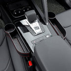 Car Seat Gap Filler Organizer Between Front seat car Organizer and Storage Box, Auto Premium PU Leather Console with Cup Holder, Car Pocket for Interior Essentials (for Passenger Side) - Image 5