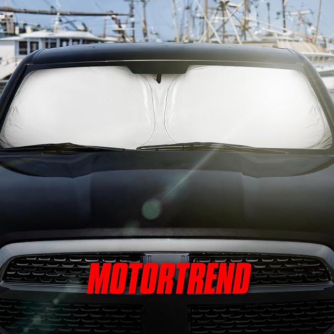 Motor Trend Custom Fit Dodge Ram 1500 Windshield Sun Shade - Fits All (2011-2018) Trims - Foldable Pop-Up Car Windshield Sunshade Dodge Ram 1500 Accessories - Automotive Ram Truck Interior Protection - Image 9