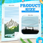 1 Pack Car Seat Towel Cover with Storage Bag, National Park 1 Style | 63 x 32 in Car Towel Seat Cover Non Slip Waterproof, Gym Workout Swimming Running, Machine Washable Sweat Absorbent Protector - Image 2