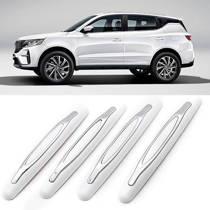 4 Pcs Car Door Edge Guards Car Side Door Protector Suitable for Various Car Pads Door Shock Absorbers-White by VAHINIX
