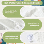 Car Side Window Sun Shade Privacy Curtain for Baby, 25.2"x18.1" Cute Blackout UV Protection Car Window Shades with Suction Cup for Back Seat, Auto Camping Windows Screen Shades (One Big Tulip) - Image 6