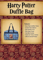 Harry Potter Gryffindor Kids Duffle Bag 16.5" – Travel & Sports Bag with Zipper Pocket, Mesh Sides & Strap - Image 7