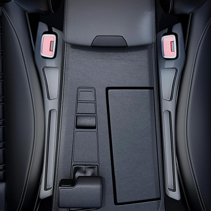 7F Car Seat Gap Filler Organiser,Between Seat Gap Filler, Centre Console Organiser, Universal Car Accessories, Fit SUV Truck Storage Black - Image 7